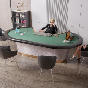 现代棋牌室3D模型下载